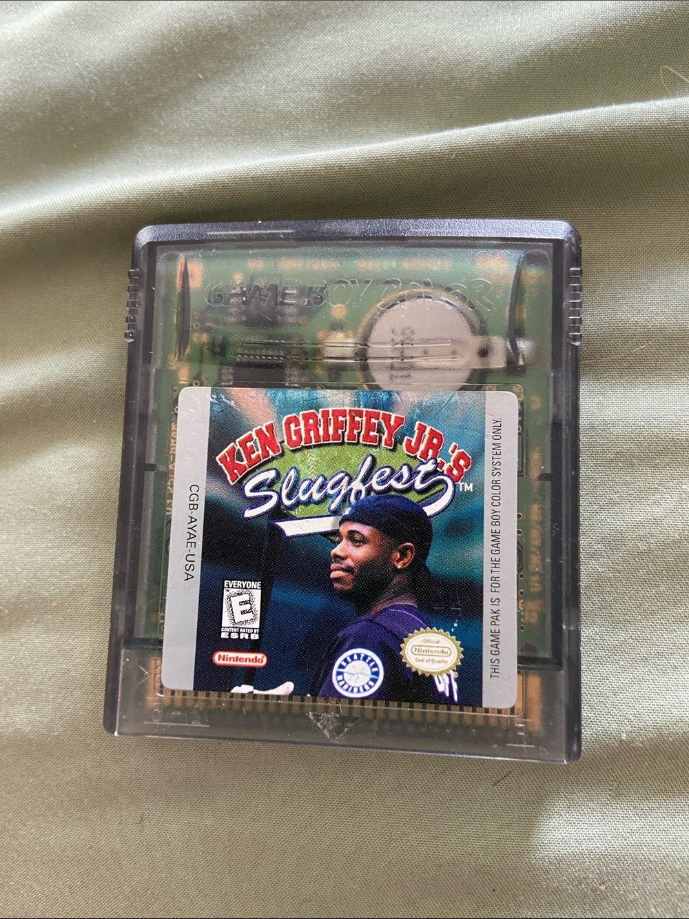Vintage cartridge Ken Griffey jr.’s Slugfest